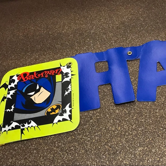 Batman & Robin Birthday Banner - Picture 2 of 6